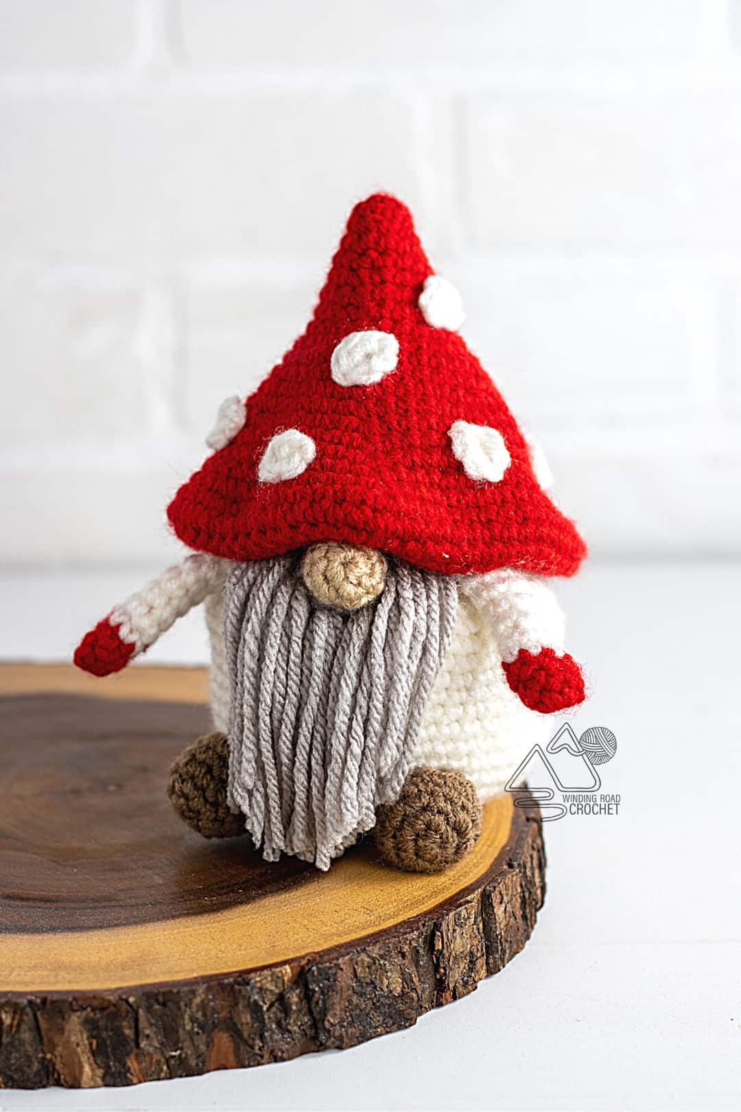 Crochet Mushroom Gnome Free Crochet Pattern Winding Road Crochet