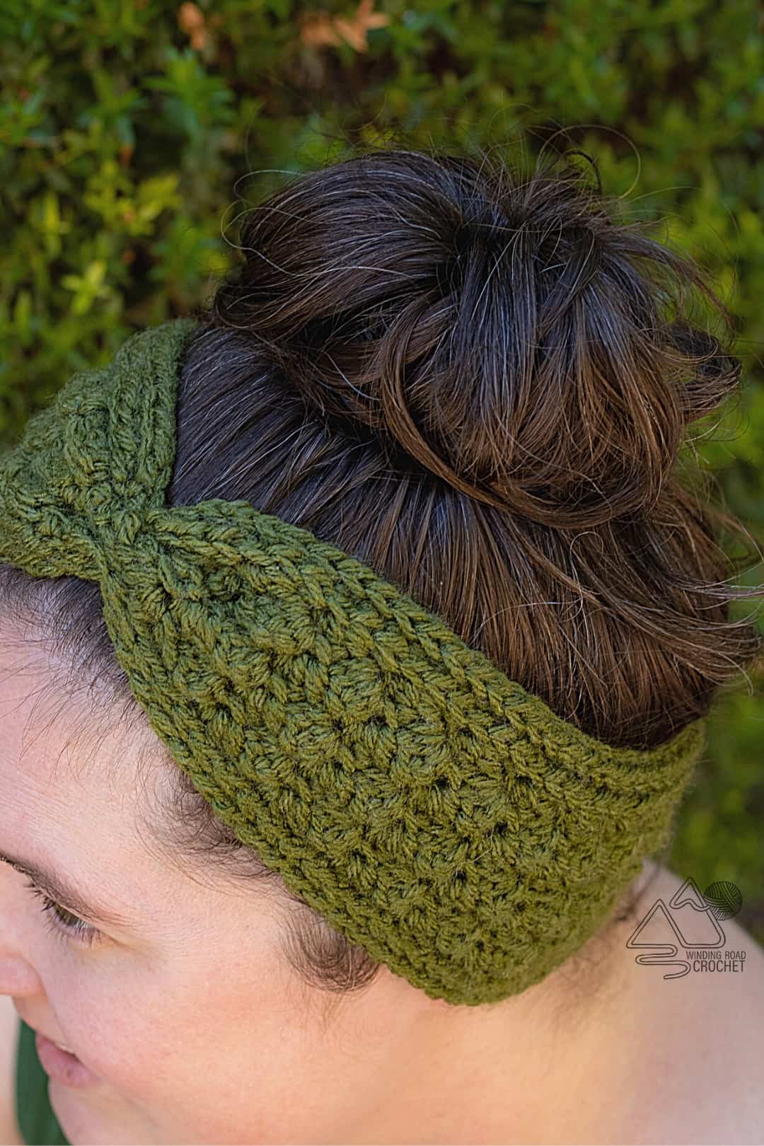 Crochet Cinched Ear Warmer Free Pattern with Video Tutorial Winding