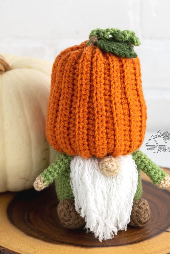 Crochet Pumpkin Gnome Free Crochet Pattern Winding Road Crochet