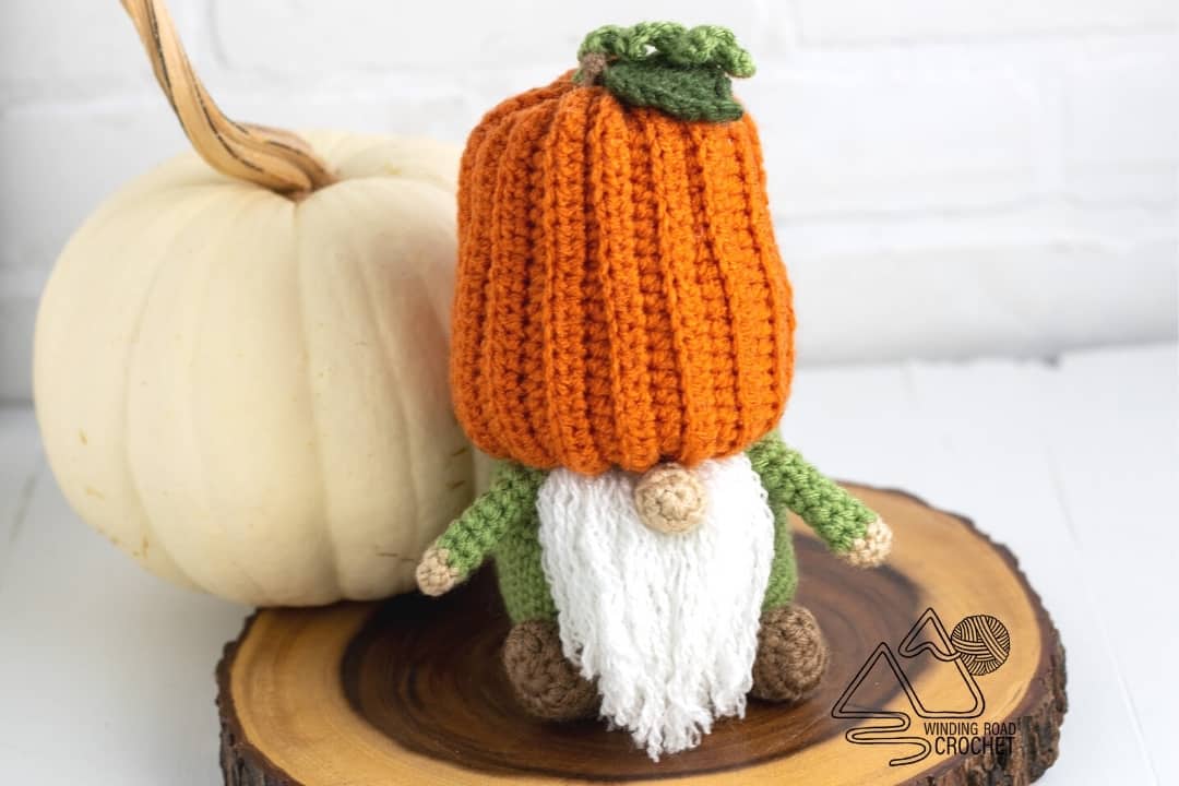 Crochet Pumpkin Gnome Free Crochet Pattern Winding Road Crochet