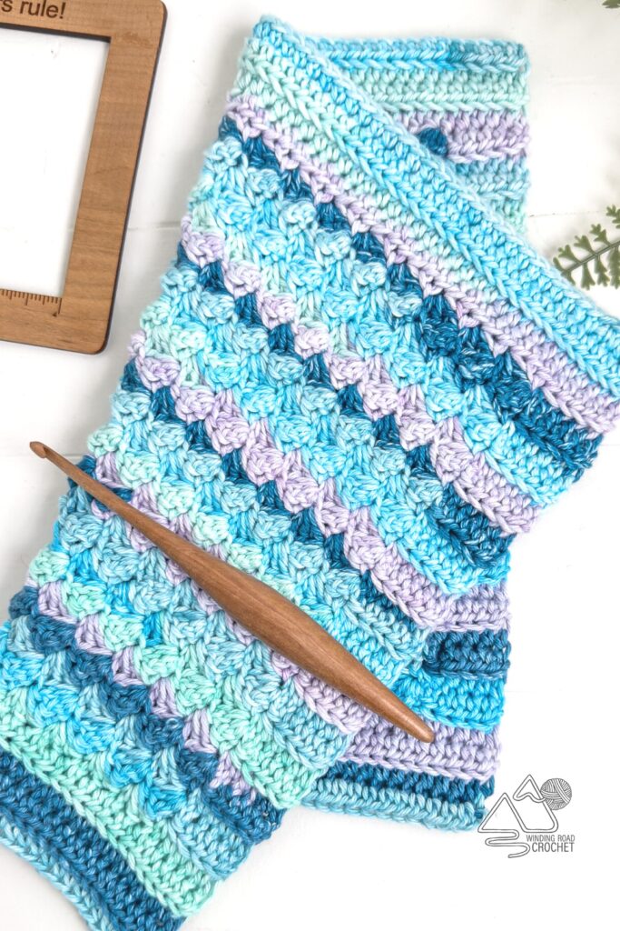 Easy Textured Crochet Washcloth Free Pattern and Video Tutorial ...