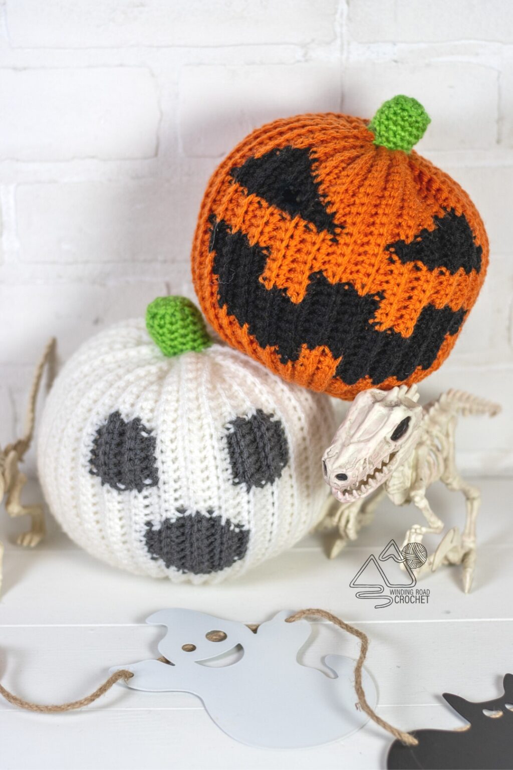 Crochet JackoLantern Pumpkin Free Crochet Pattern Winding Road Crochet